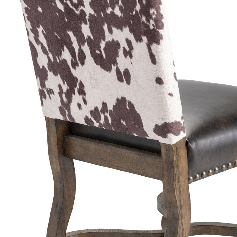 Mesquite Ranch Brown/White Side Chair by Crestview at Eve Furniture