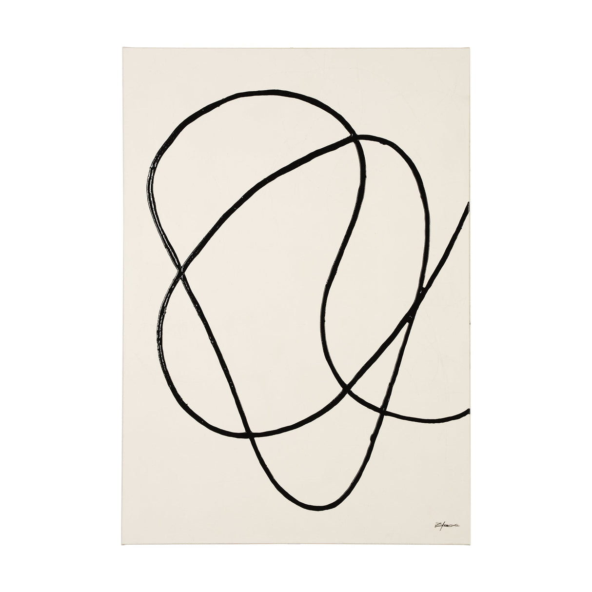 Mess II by Studio M a Hand Embellished Canvas Print by Mercana at Eve Furniture