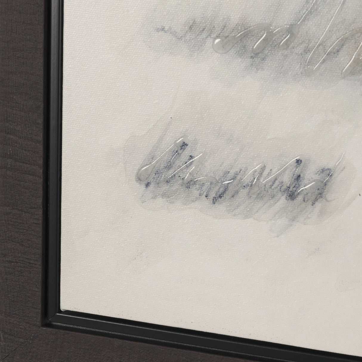 Message I by Mercana Studio Hand-Embellished Textured Framed Canvas Artwork by Mercana at Eve Furniture