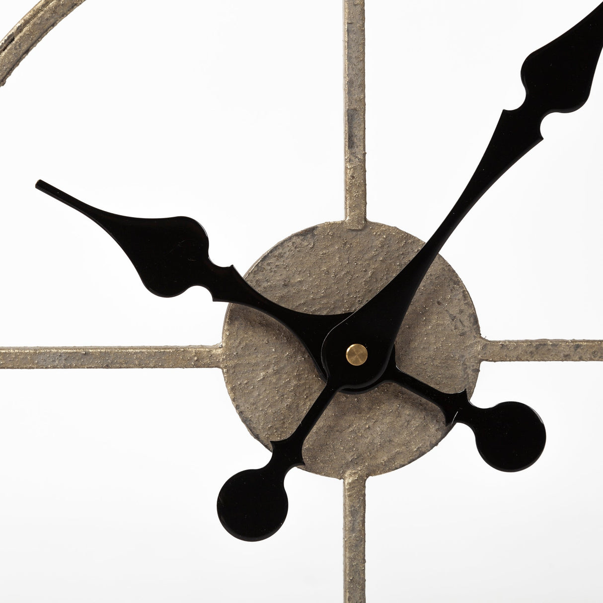 Mething Light Brown Small Farmhouse Wall Clock by Mercana at Eve Furniture
