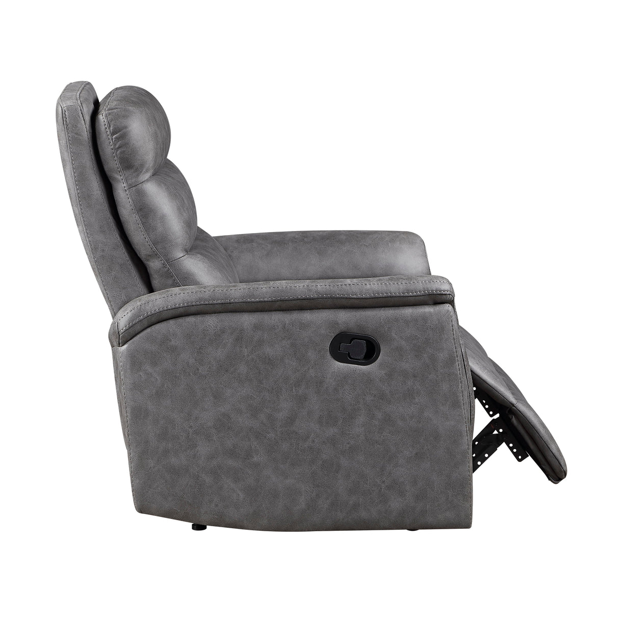 Metric Gray Reclining Chair by Homelegance at Eve Furniture