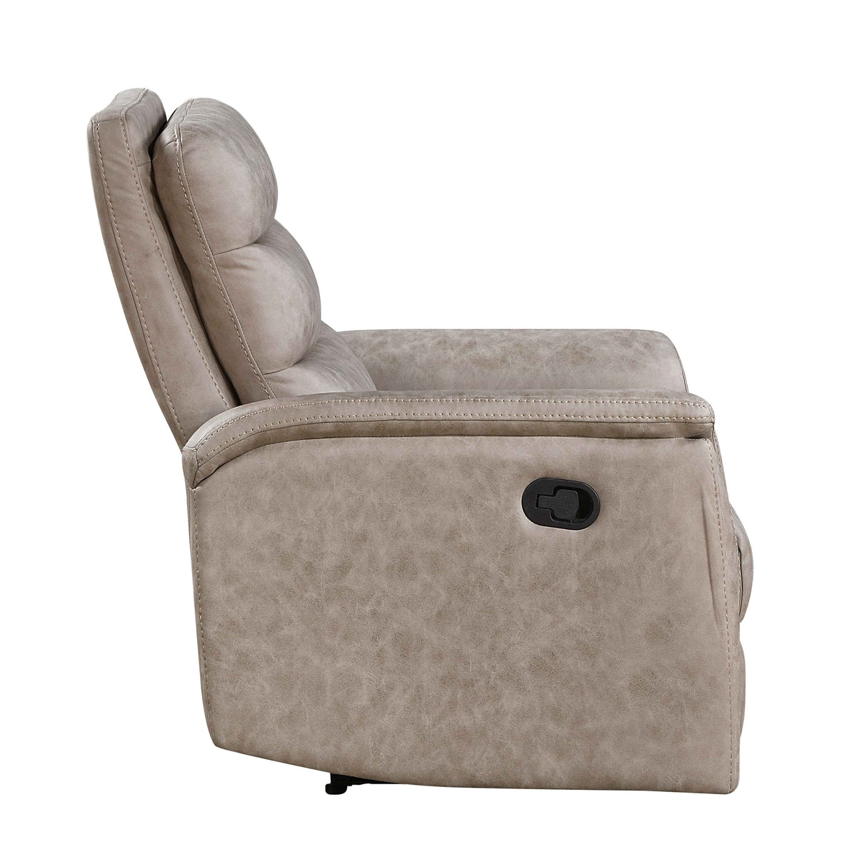 Metric Taupe Reclining Chair by Homelegance at Eve Furniture