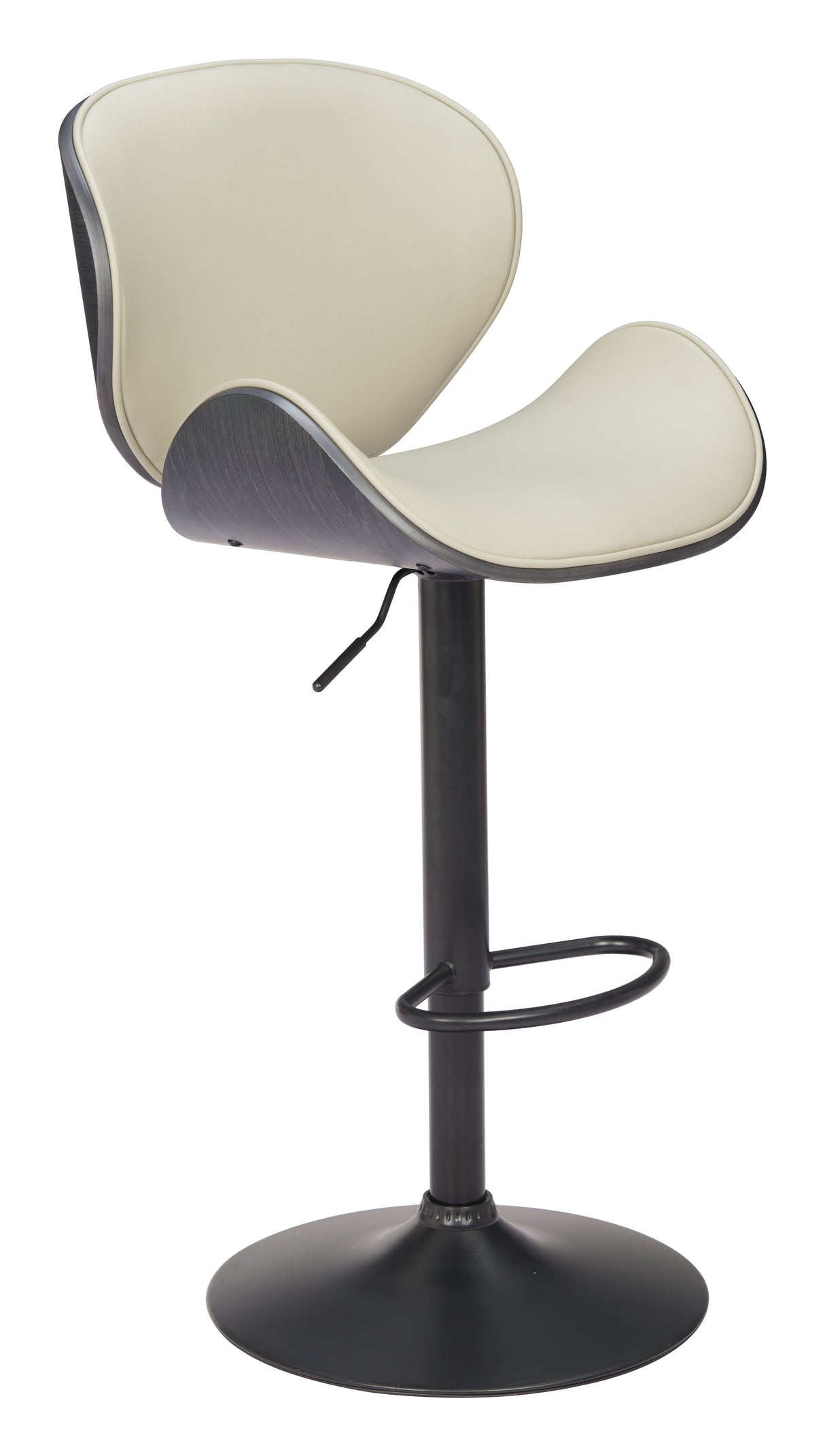 Meyane Gray Barstool by Zuomod at Eve Furniture
