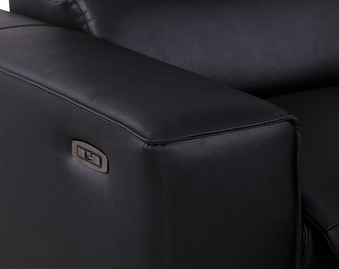 MI-631 Picasso Black 6-Piece Power Reclining Sectional by New Era Innovations at Eve Furniture