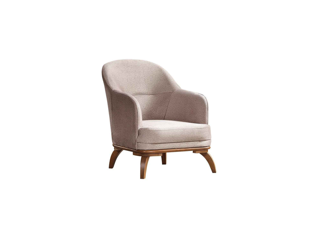 Mia Beige Chair by Furnia at Eve Furniture