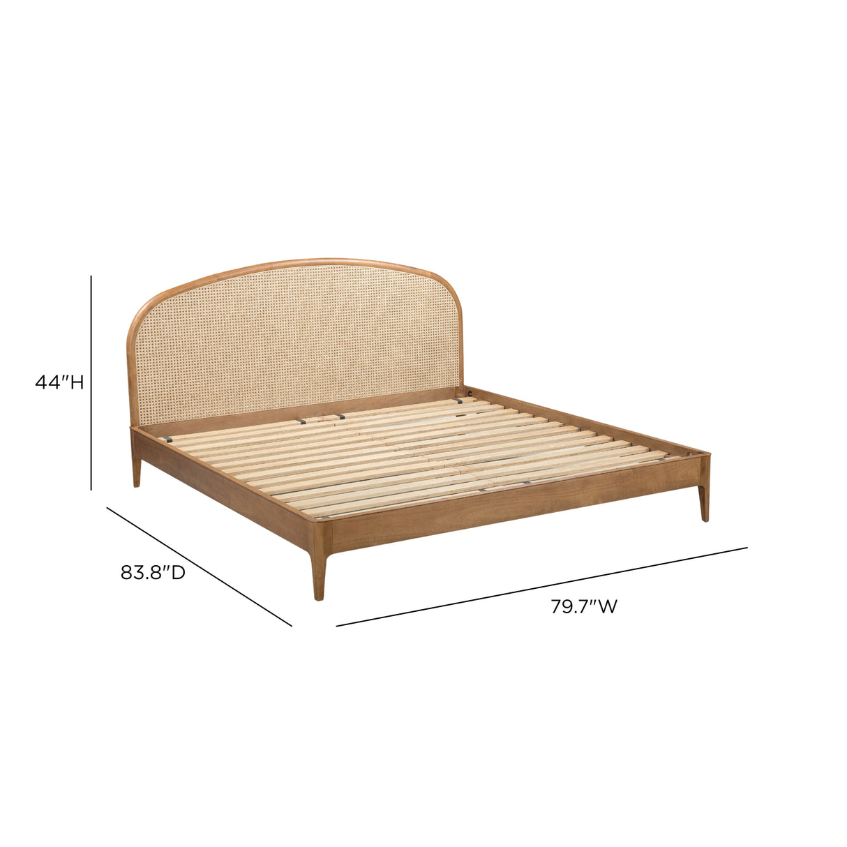 Mico Natural Rattan Bed by TOV Furniture at Eve Furniture