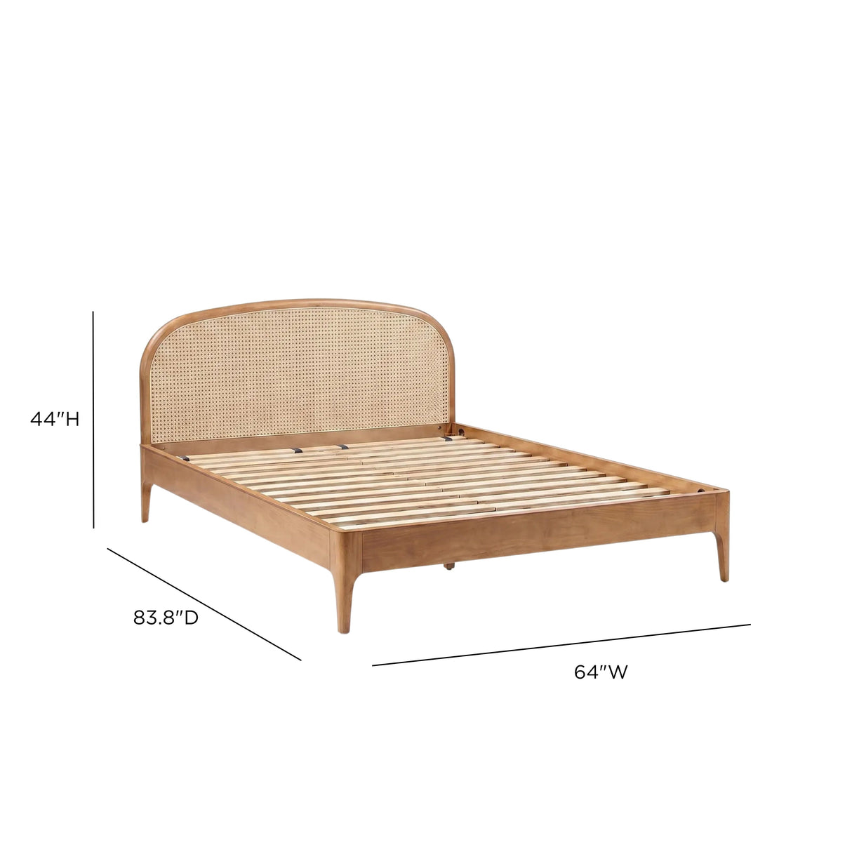 Mico Natural Rattan Bed by TOV Furniture at Eve Furniture