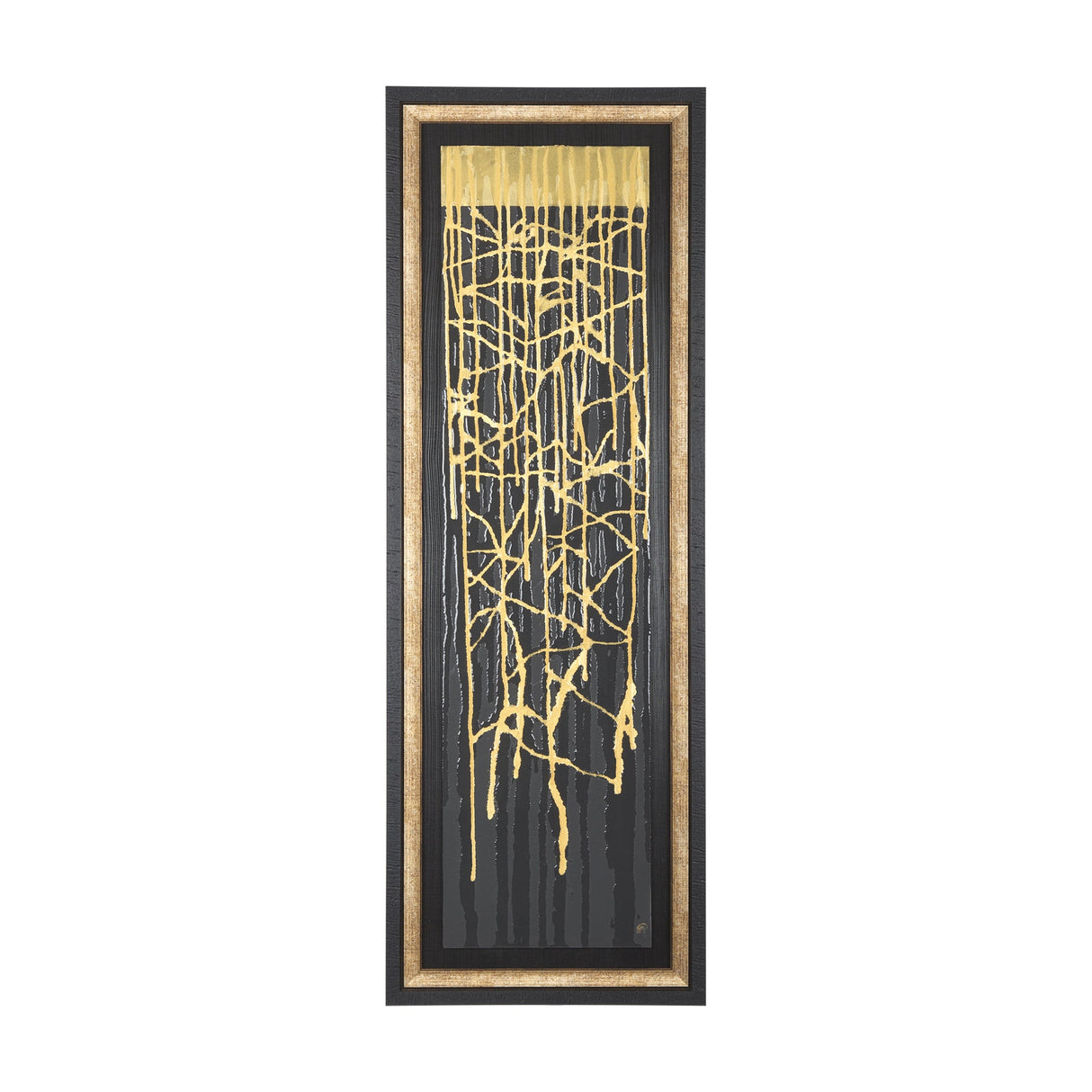 Midas Touch I by Barbara Fleming a Hand Embelished Textured Framed Art Print Matted under Glass by Mercana at Eve Furniture
