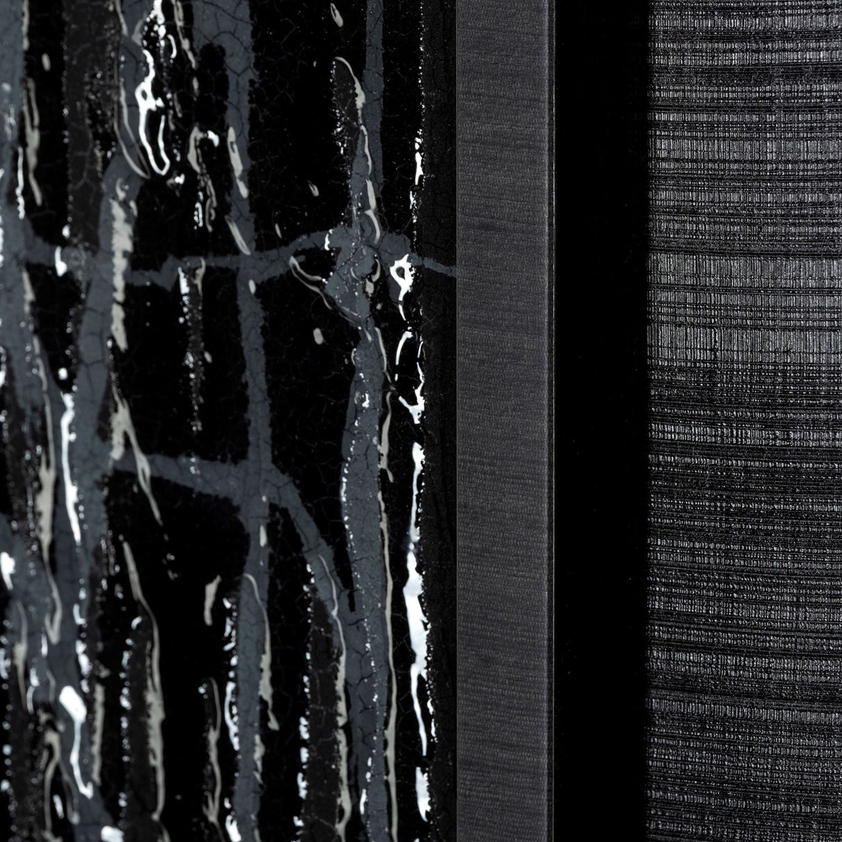 Midas Touch II by Barbara Fleming a Hand Embelished Textured Framed Art Print Matted under Glass by Mercana at Eve Furniture