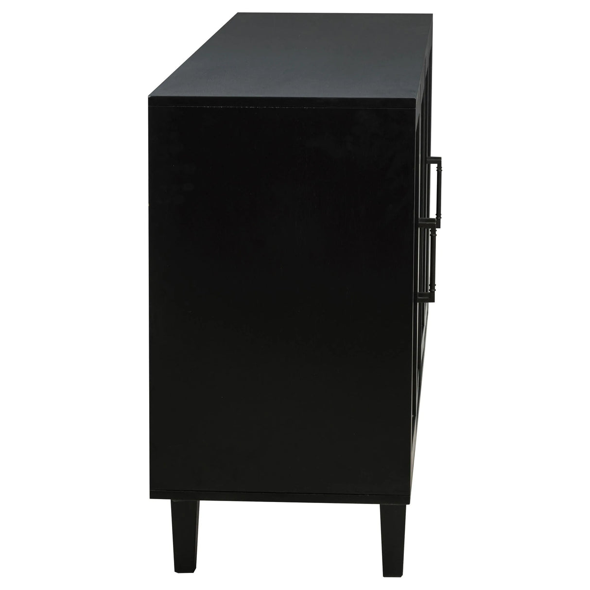 Middleton Black 4-Door Sideboard with Dual Drawers by Coaster at Eve Furniture