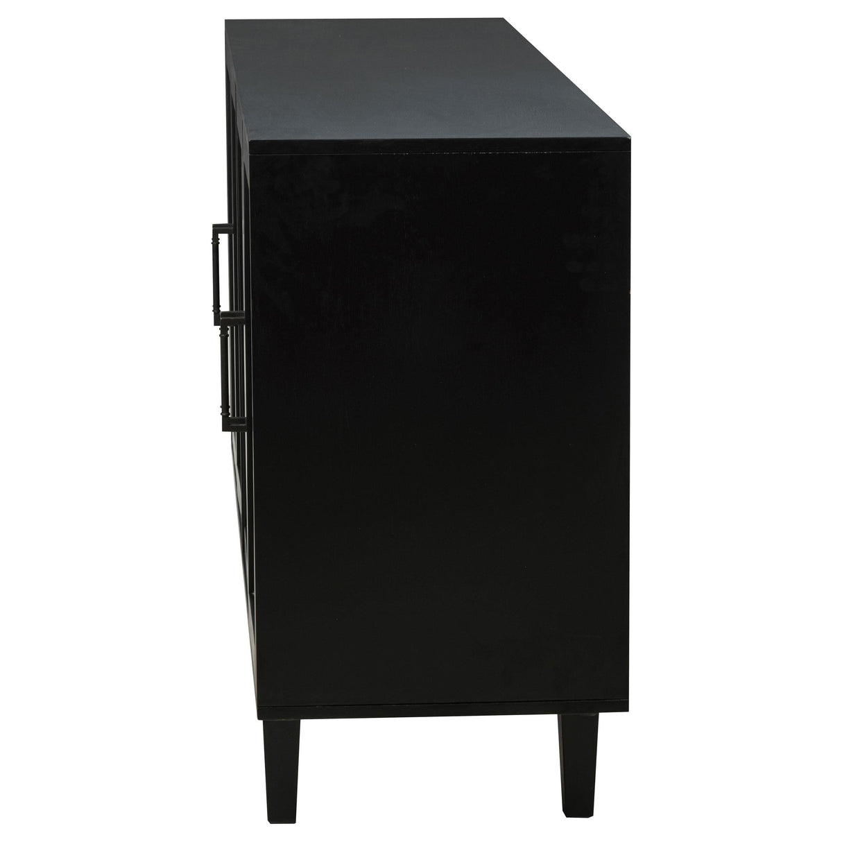 Middleton Black 4-Door Sideboard with Dual Drawers by Coaster at Eve Furniture