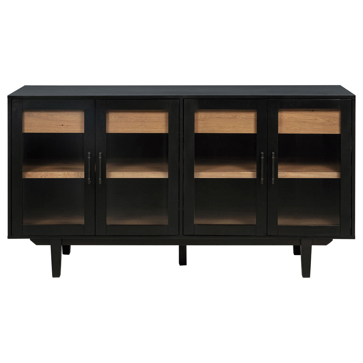 Middleton Black 4-Door Sideboard with Dual Drawers by Coaster at Eve Furniture