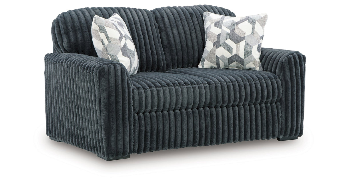 Midnight-Madness Gunmetal Living Room Set by Ashley at Eve Furniture