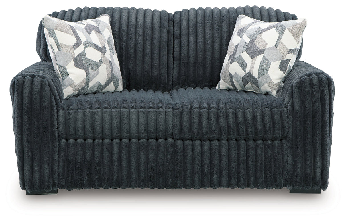 Midnight-Madness Gunmetal Living Room Set by Ashley at Eve Furniture