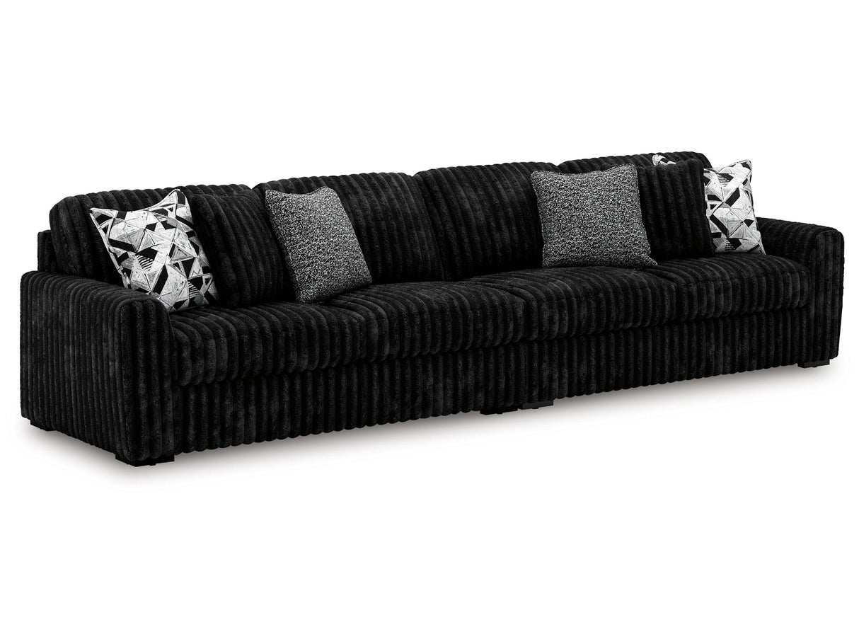 Midnight-Madness Onyx 2-Piece Sectional by Ashley at Eve Furniture