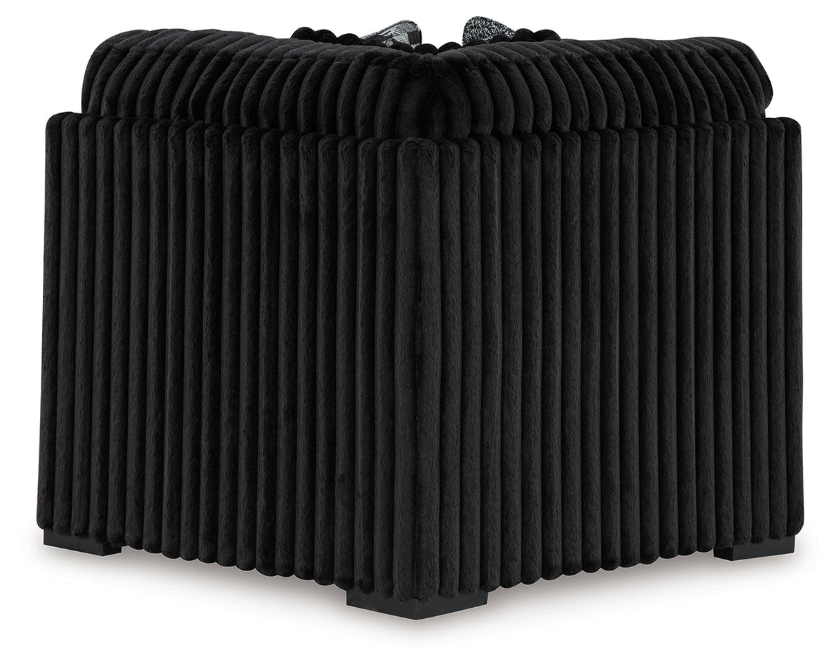 Midnight-Madness Onyx 4-Piece Sectional by Ashley at Eve Furniture