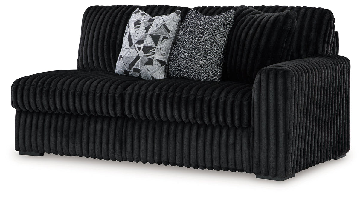 Midnight-Madness Onyx 4-Piece Sectional by Ashley at Eve Furniture