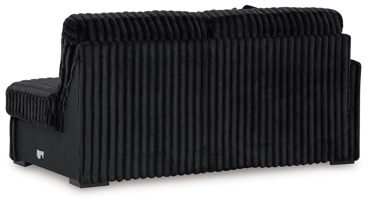 Midnight-Madness Onyx 4-Piece Sectional by Ashley at Eve Furniture