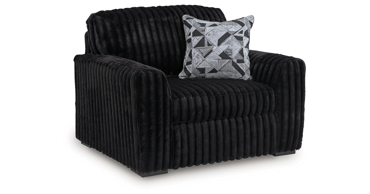 Midnight-Madness Onyx Living Room Set by Ashley at Eve Furniture