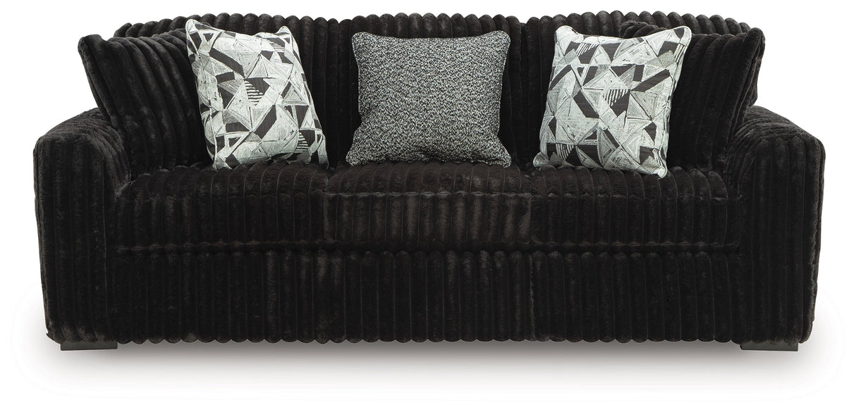 Midnight Madness Onyx Sofa by Ashley at Eve Furniture