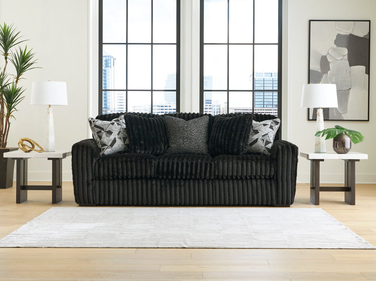 Midnight Madness Onyx Sofa by Ashley at Eve Furniture