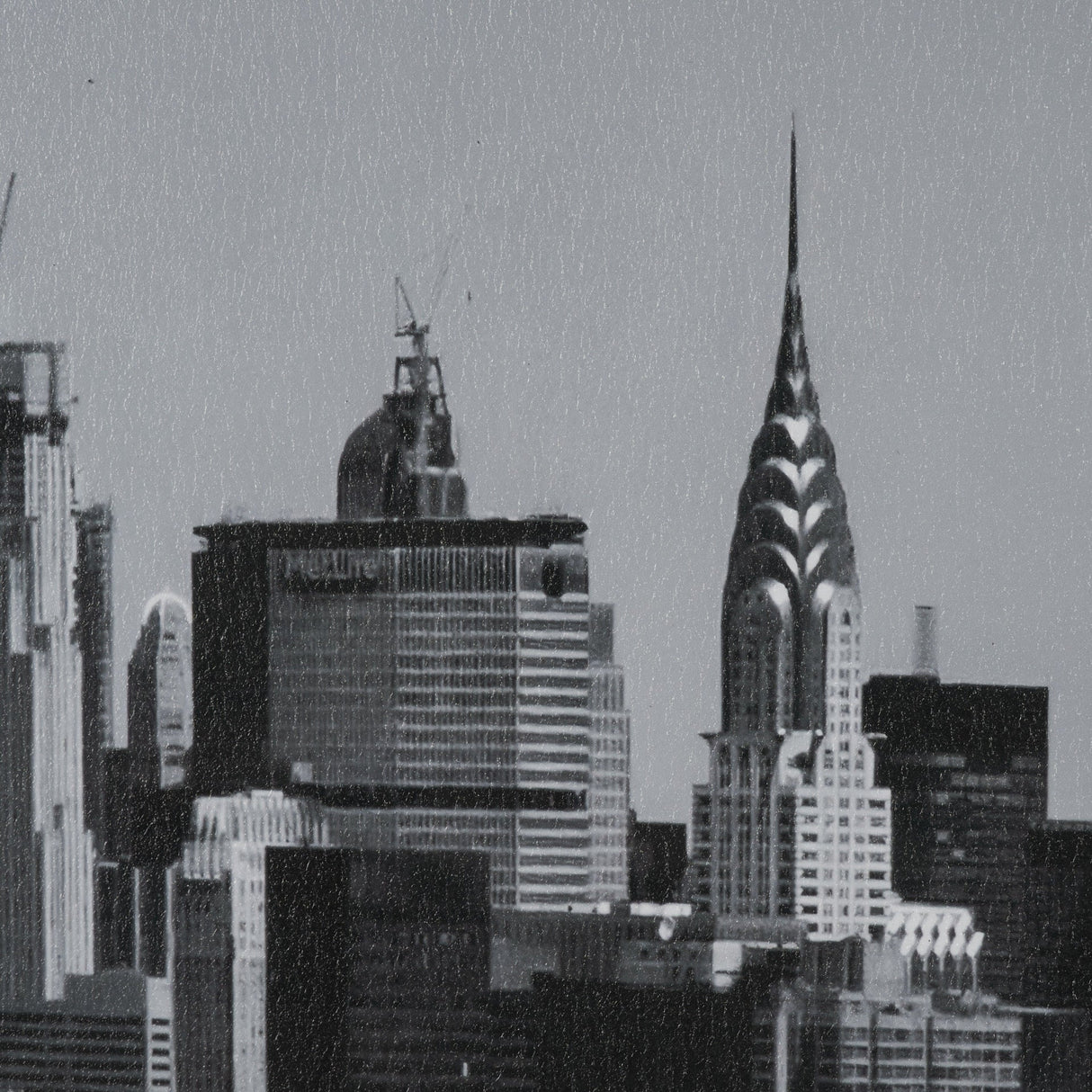 Midtown Manhattan Skyline (Set of 3) by Richard Silver Textured Framed Art Print Matted under Glass by Mercana at Eve Furniture