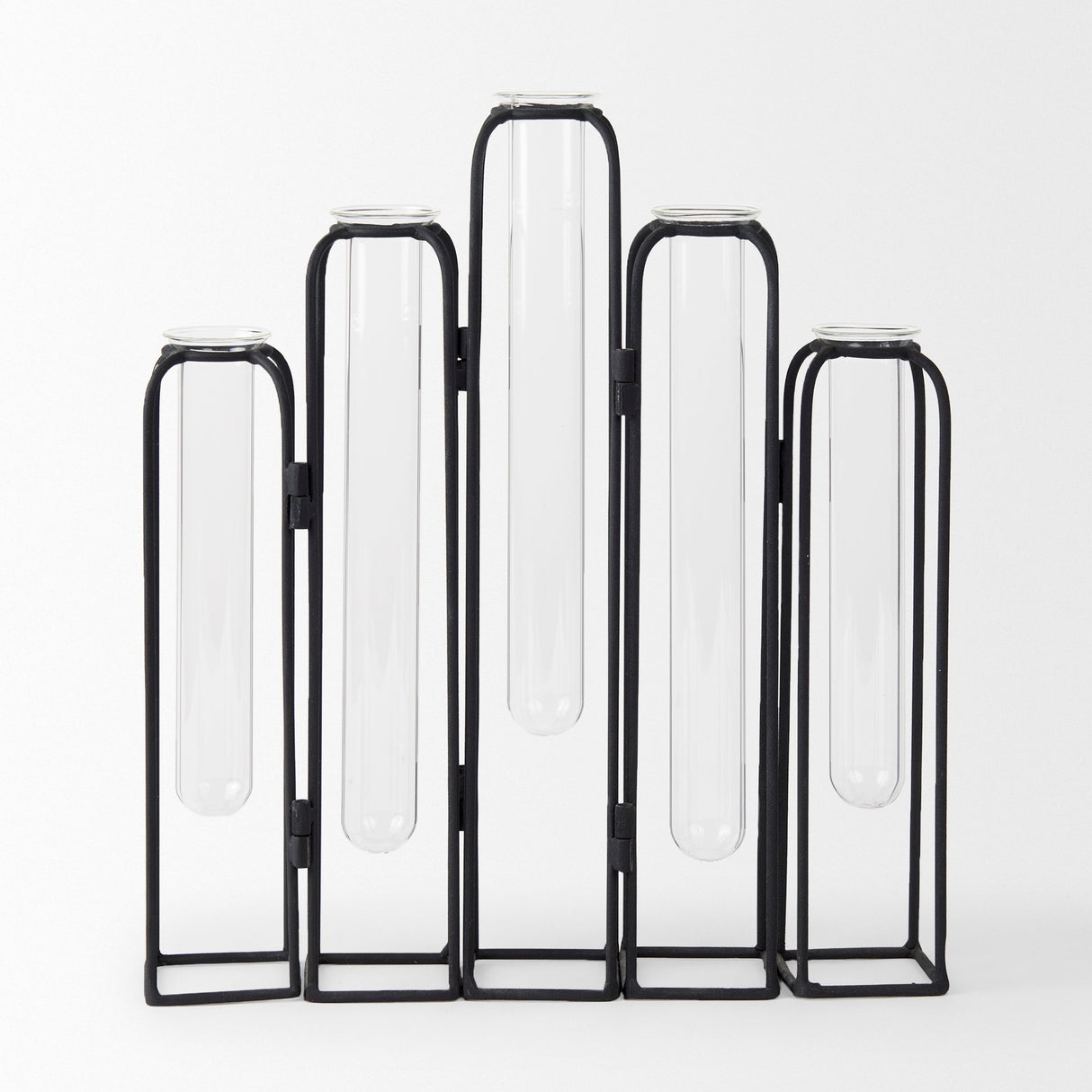 Mila 13.4L x 2.5W x 11.0H Metal and Glass Decorative Accent by Mercana at Eve Furniture