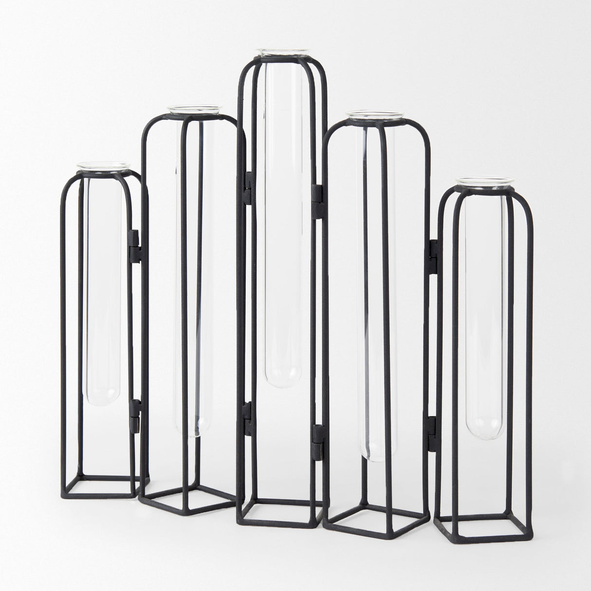 Mila 13.4L x 2.5W x 11.0H Metal and Glass Decorative Accent by Mercana at Eve Furniture