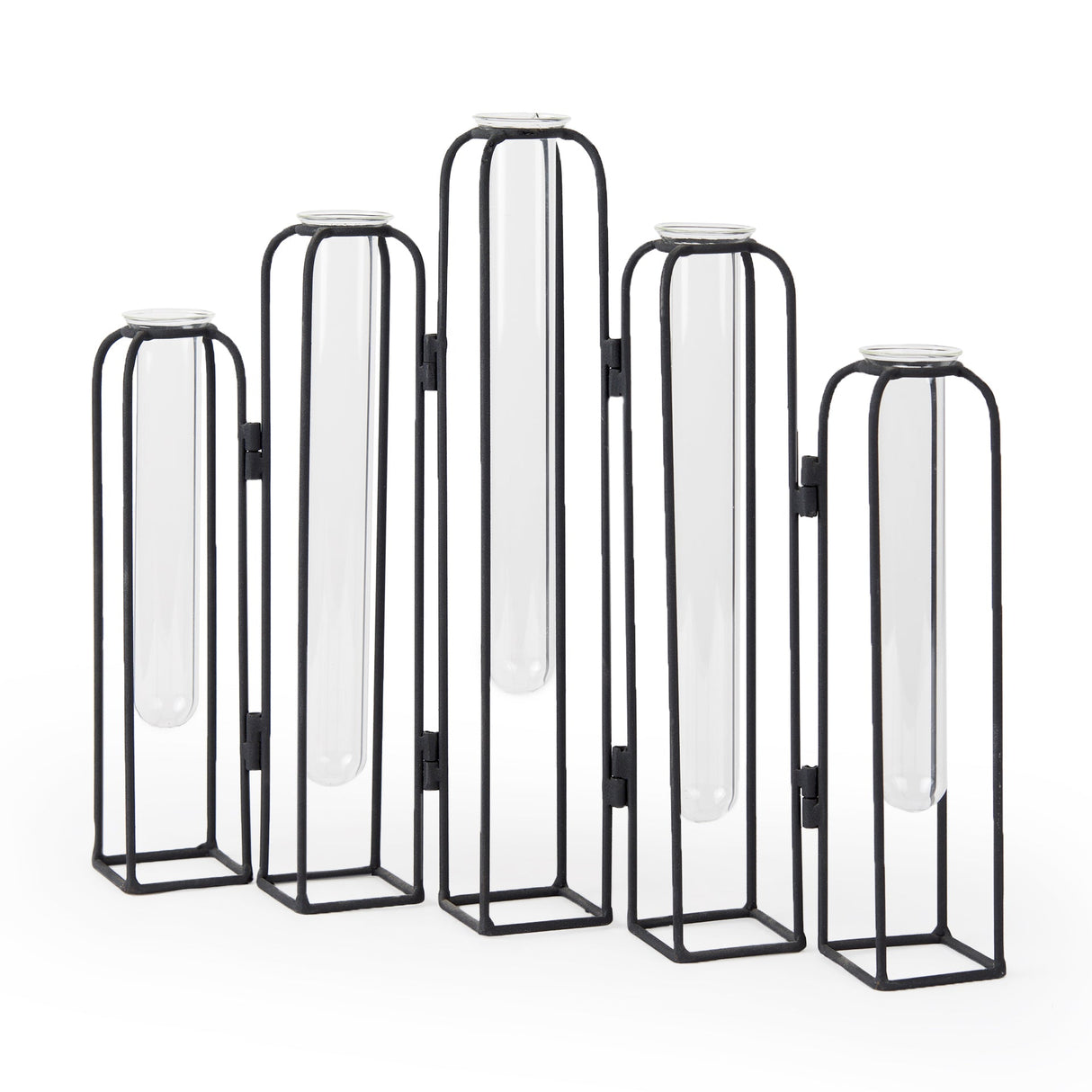 Mila 13.4L x 2.5W x 11.0H Metal and Glass Decorative Accent by Mercana at Eve Furniture
