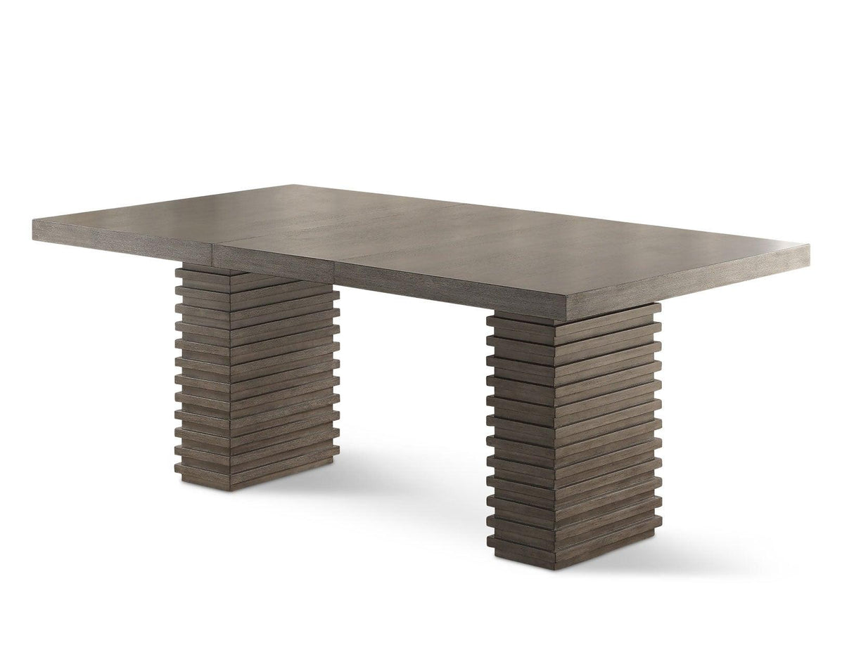 Mila 60-78 Inch Dining Table w/18″ Leaf by Steve Silver at Eve Furniture