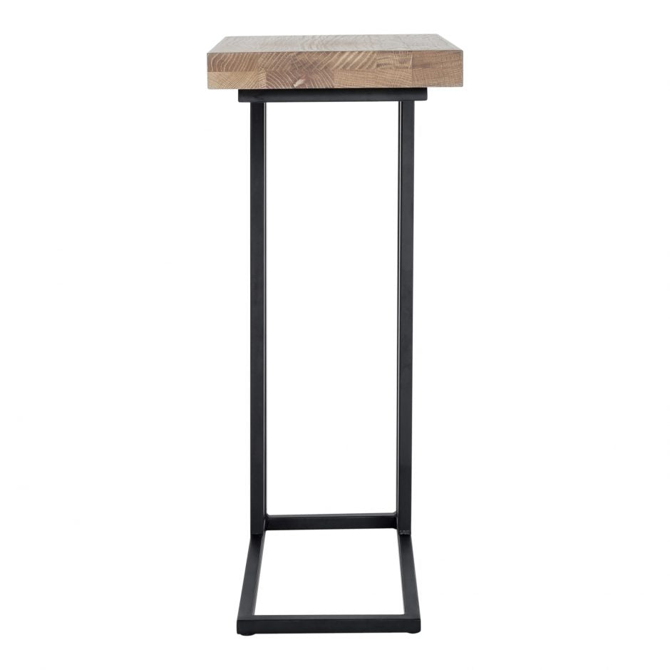 Mila C Shaped Side Table Natural by Moe's Home at Eve Furniture