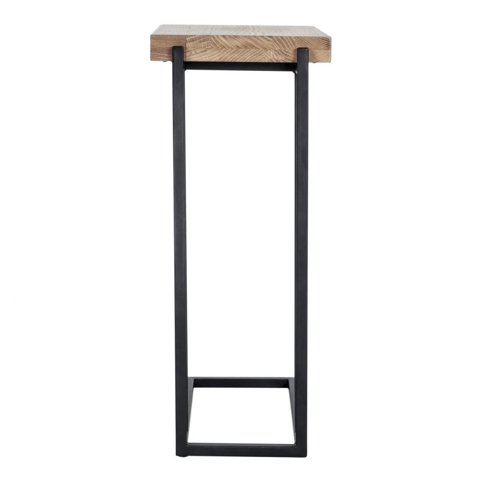 Mila C Shaped Side Table Natural by Moe's Home at Eve Furniture