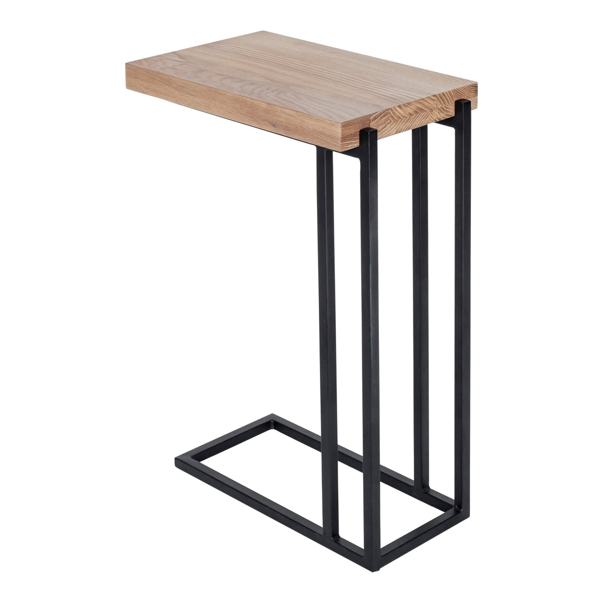 Mila Natural C Shaped Side Table