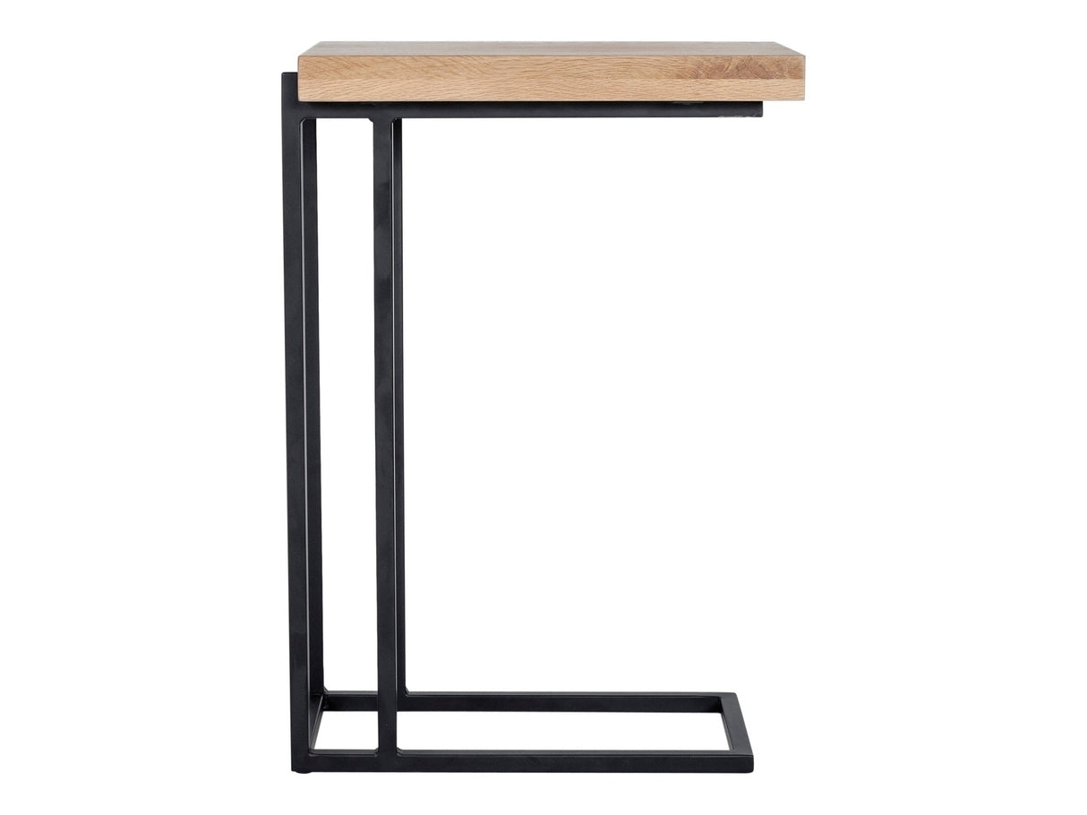 Mila Natural C Shaped Side Table by Moe's Home at Eve Furniture