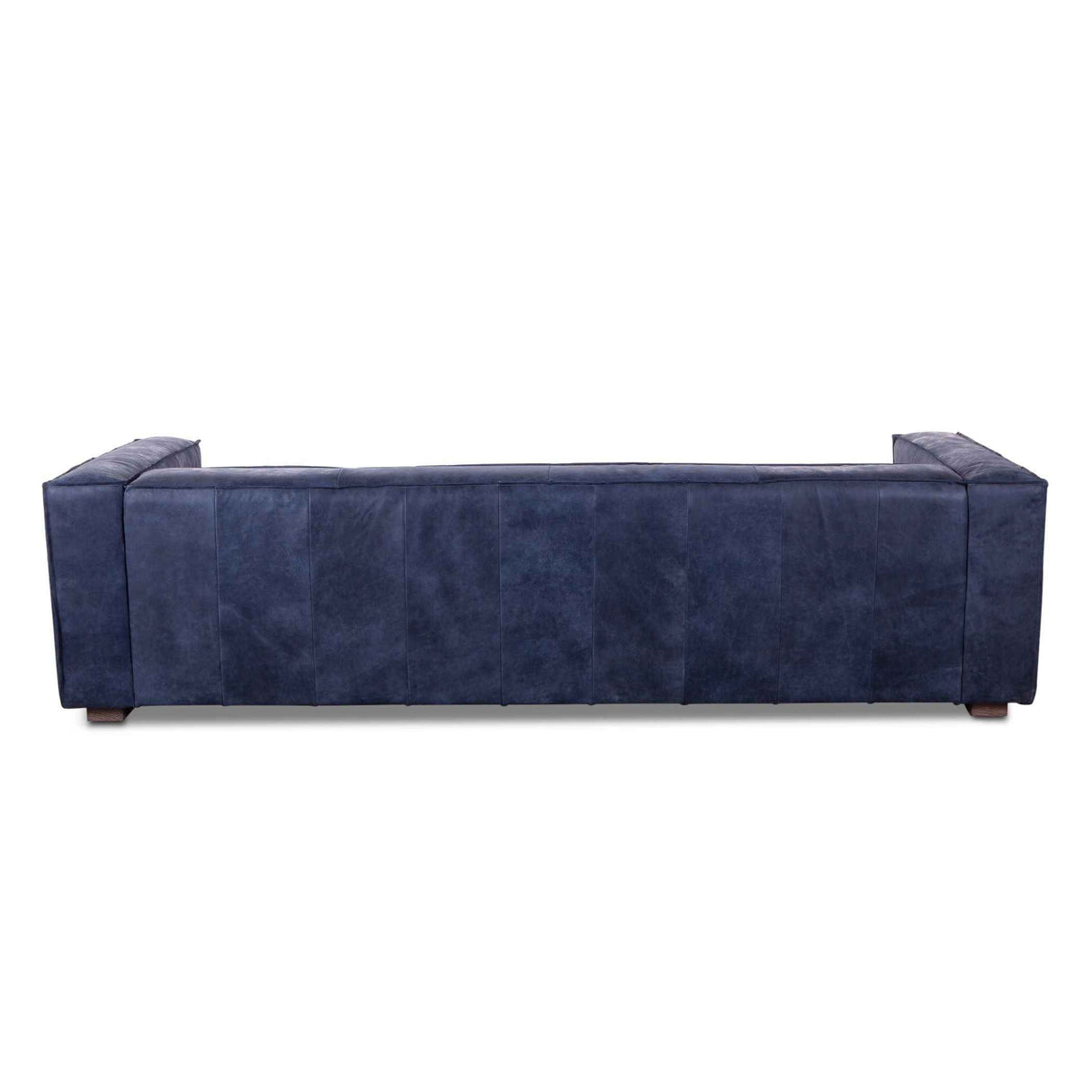Milano 106" Sofa in Italian Blue Top Grain Leather by Home Trends & Design at Eve Furniture