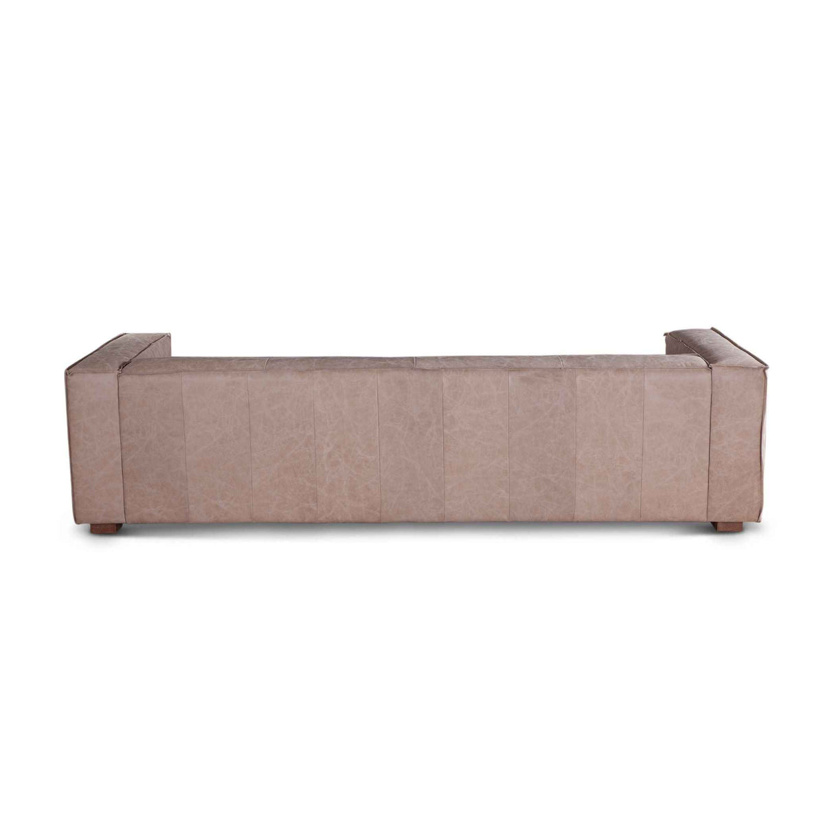 Milano 106" Sofa in Vintage Cream Top Grain Leather by Home Trends & Design at Eve Furniture