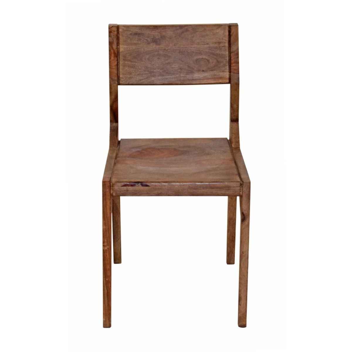 Miles Arlo Wood Dining Chair with Slanted Back in Brownstone, Set of 2 by Home Trends & Design at Eve Furniture