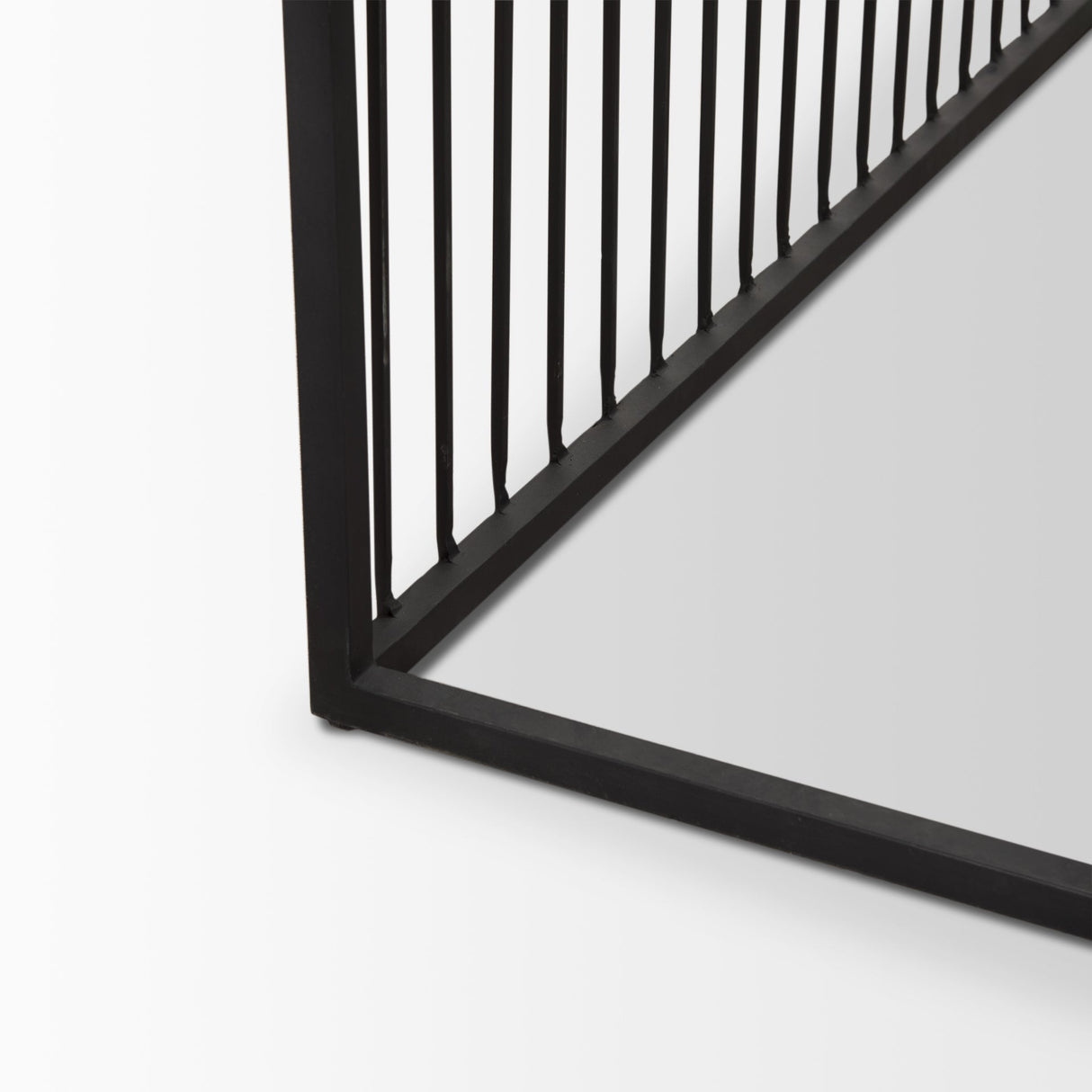 Miles Black Metal w/ Light Wood Nesting Coffee Table by Mercana at Eve Furniture