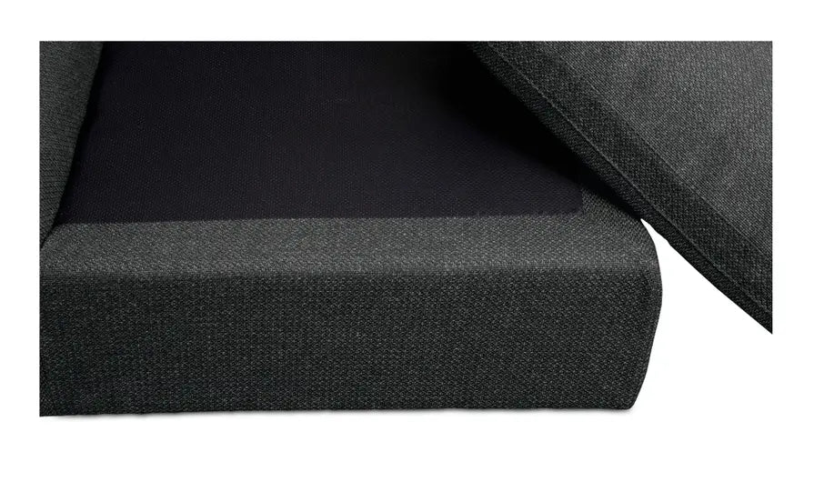 Miles Outdoor Modular 2 Piece Speckled Charcoal by Moe's Home at Eve Furniture
