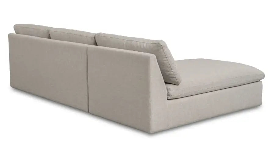 Miles Outdoor Modular 2 Piece Speckled Light Grey by Moe's Home at Eve Furniture