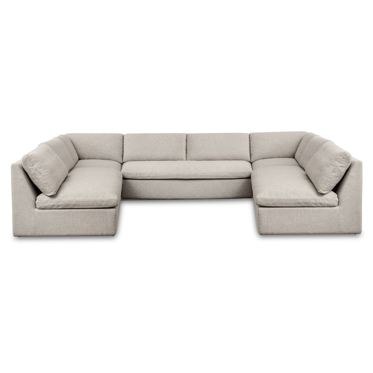 Miles Outdoor Modular 5 Piece Speckled Light Grey by Moe's Home at Eve Furniture
