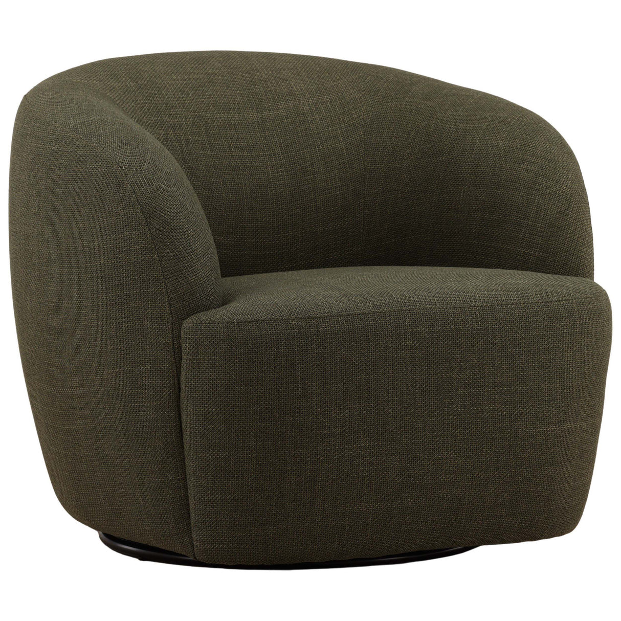 Millbrook Swivel Chair, Green by Dovetail at Eve Furniture