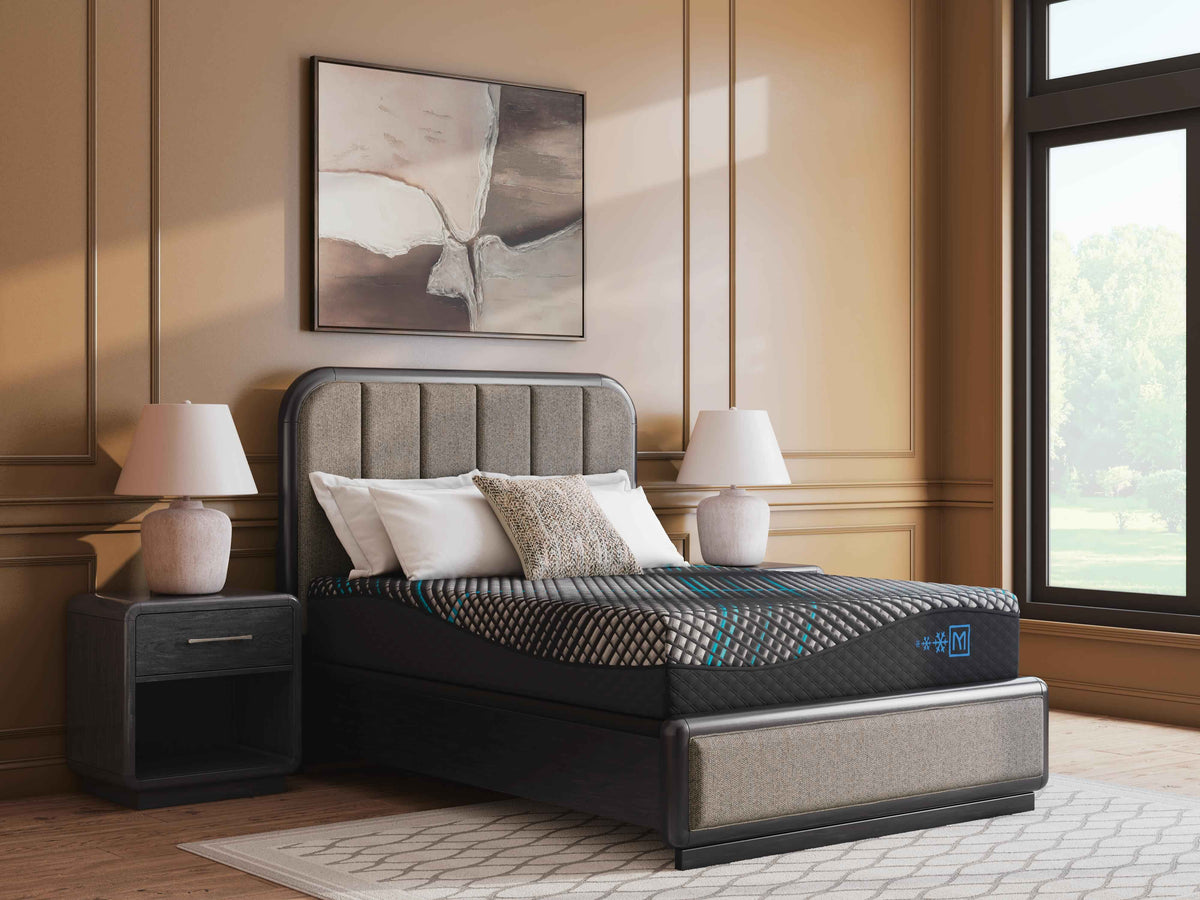 Millennium 2.0 Hybrid 14 Inch Black King Mattress by Ashley at Eve Furniture