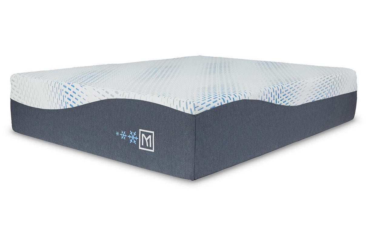 Millennium Luxury Plush Gel Latex Hybrid White Queen Mattress by Ashley at Eve Furniture