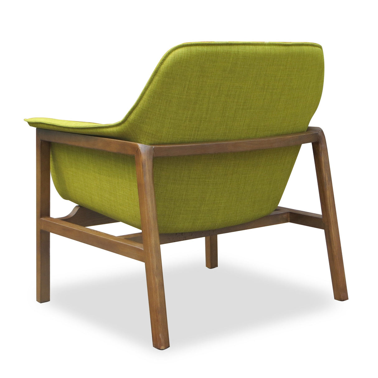 Miller Accent Chair in Green and Walnut (set of 2) by Manhattan Comfort at Eve Furniture