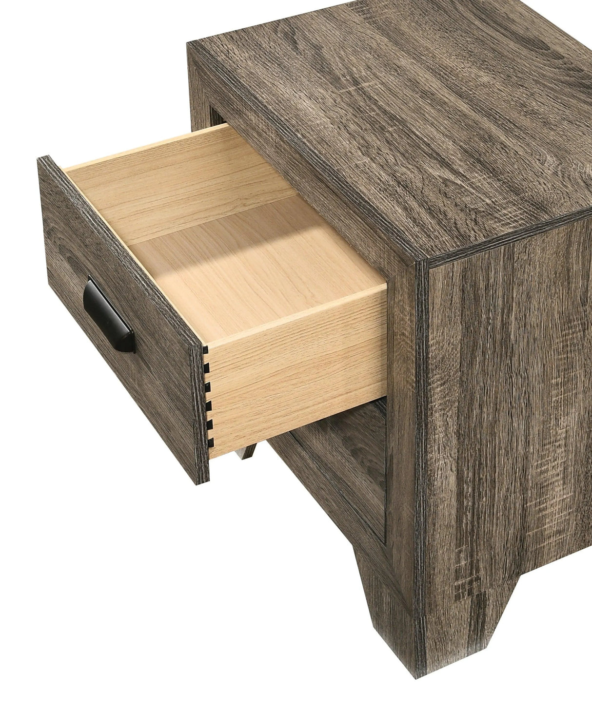Millie Brownish Gray Nightstand by Crown Mark at Eve Furniture