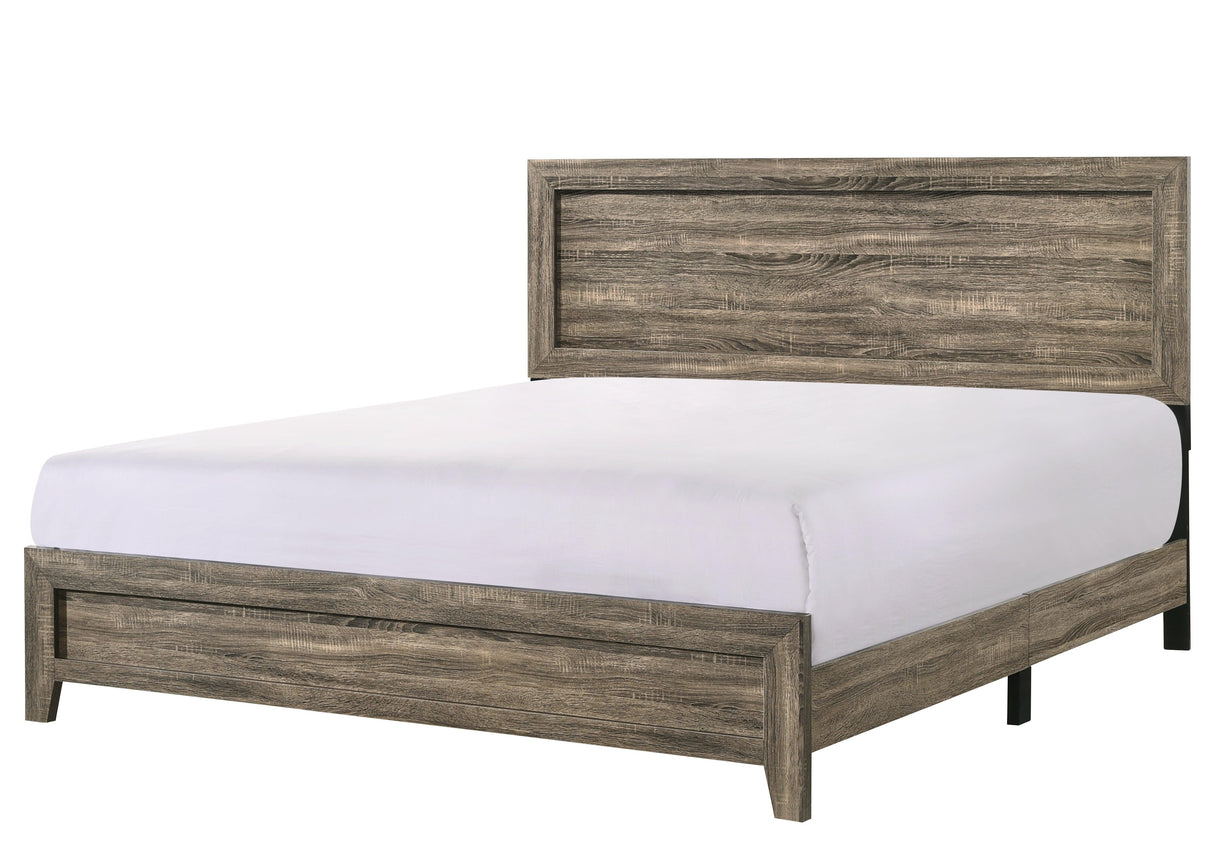 Millie Brownish Gray Panel Bedroom Set by Crown Mark at Eve Furniture