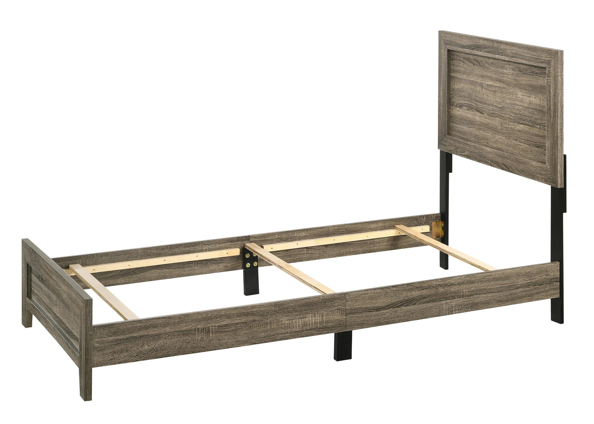 Millie Brownish Gray Panel Youth Bedroom Set by Crown Mark at Eve Furniture