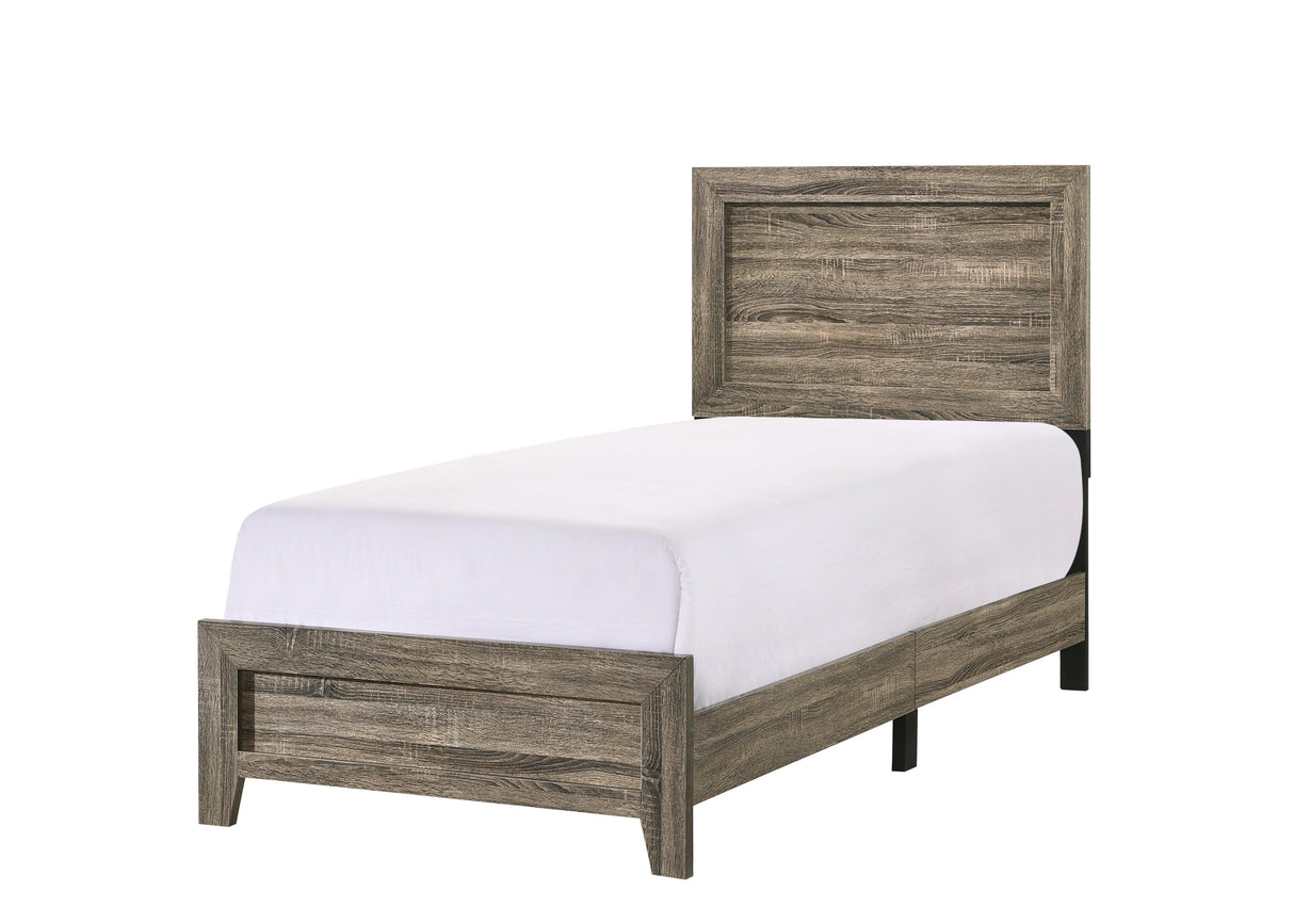 Millie Brownish Gray Panel Youth Bedroom Set by Crown Mark at Eve Furniture