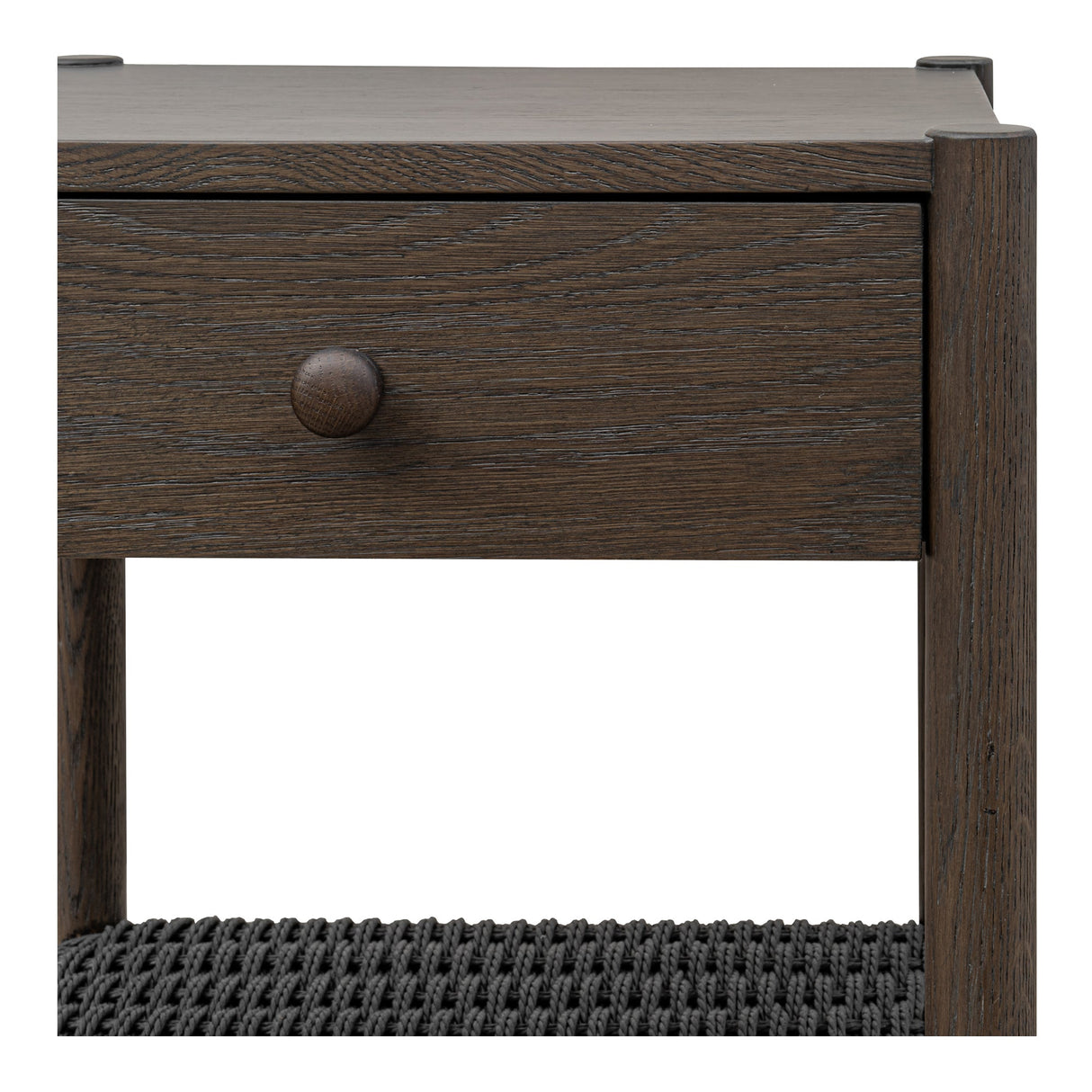 Millie Dark Brown Nightstand by MOES at Eve Furniture